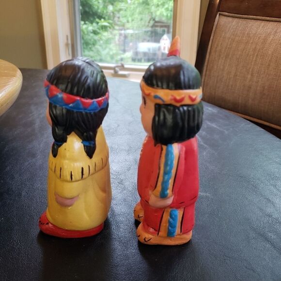 Bisque American Indian Boy & Girl Set - Picture 5 of 8